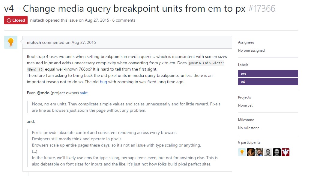  Modify media query breakpoint  systems from <code></div>em</code> to <code>px</code>
