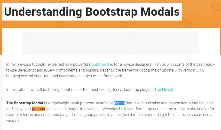 Another  practical article about Bootstrap Modal Popup