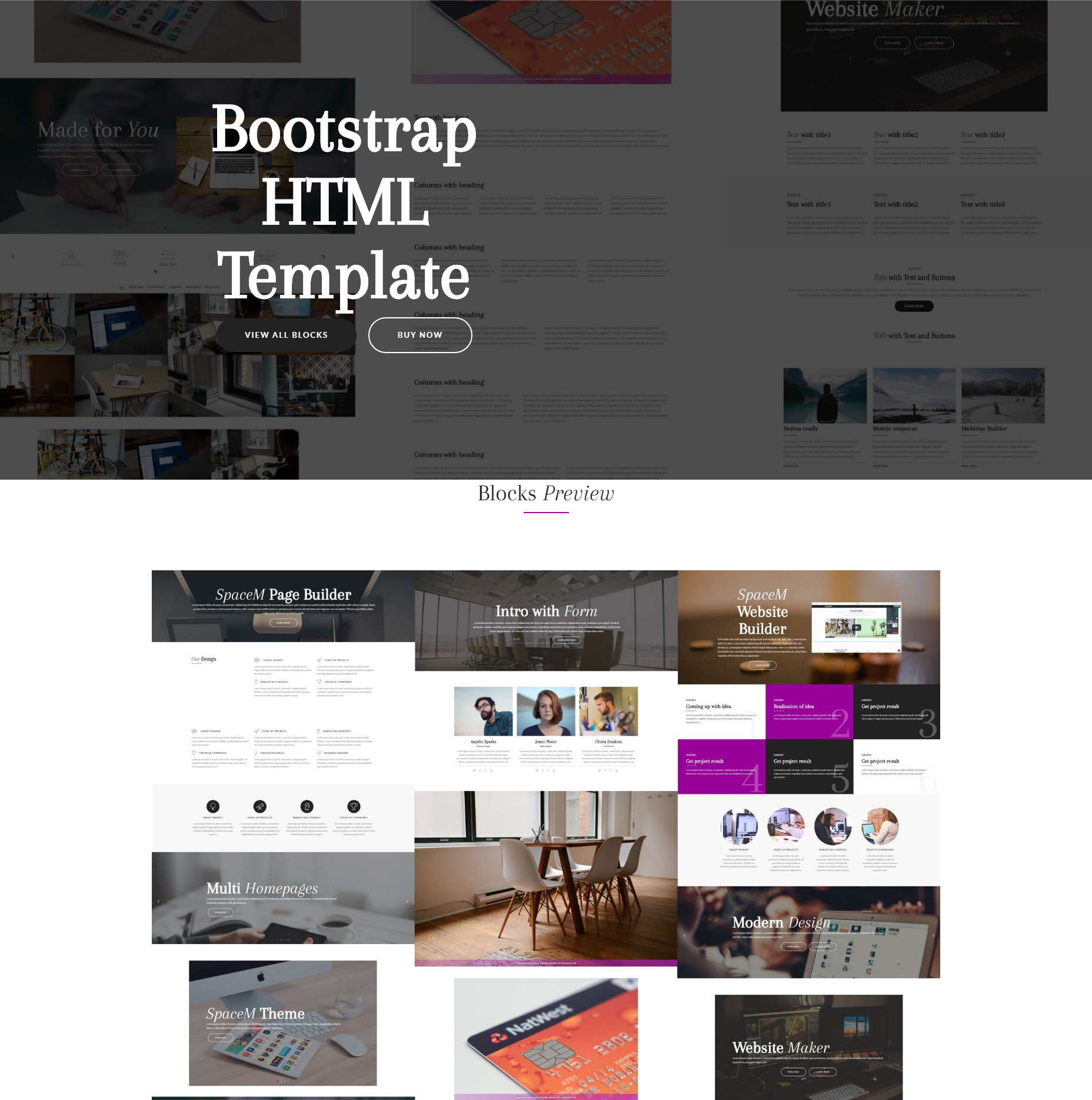 Free Download Bootstrap HTML Templates