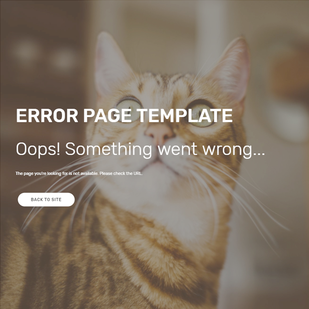 Free Download Bootstrap Error Page Templates