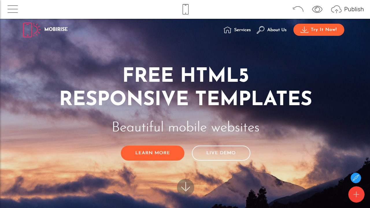 free html5 website builder