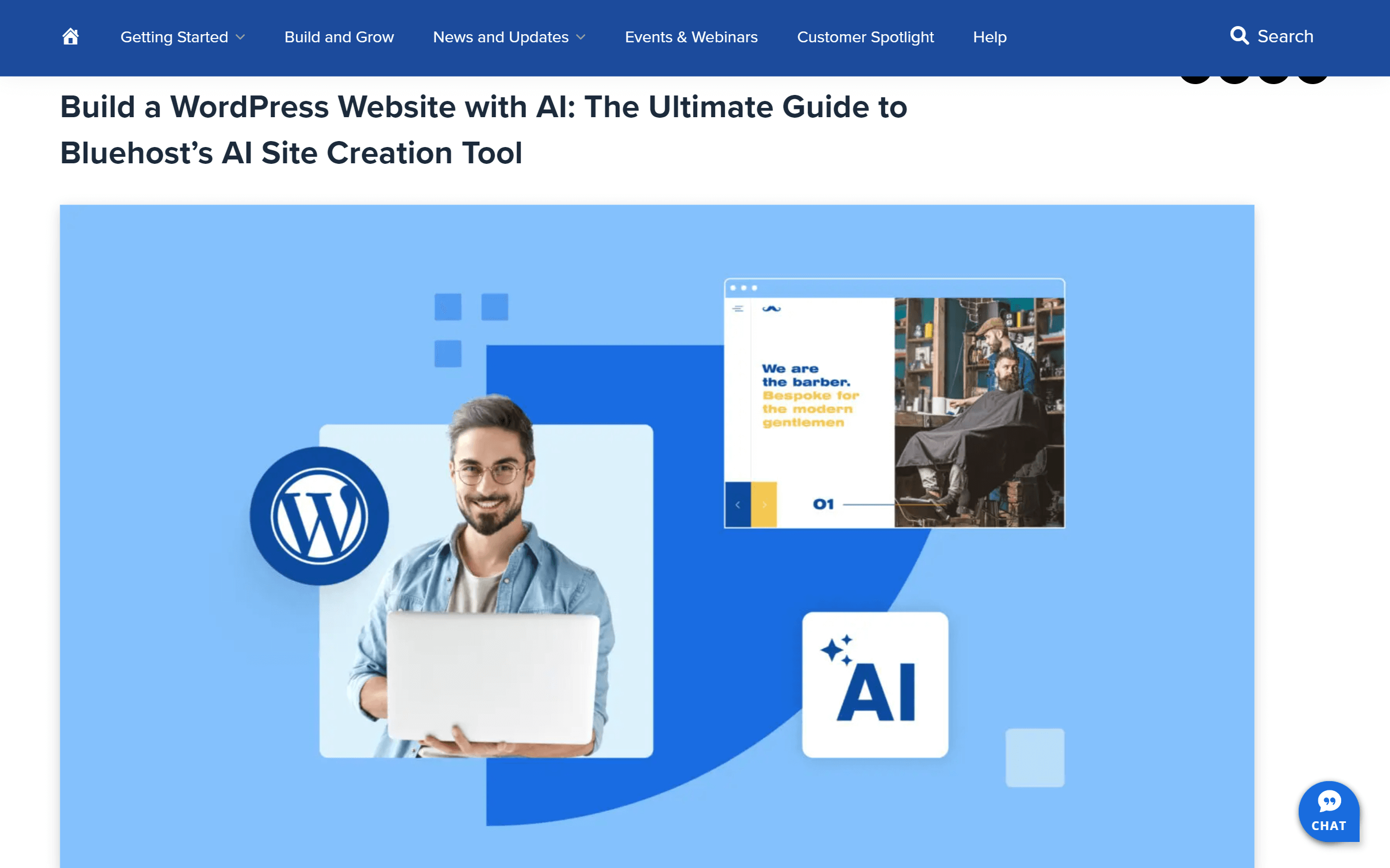 Bluehost AI Website Builder